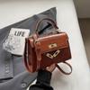 Bolso Texturizado Vintage 2026 Nuevo Bolso para Mujer Moda Tendencia Hombro Único Axila Bolso Kelly Bolso Cruzado Simple Elegante
