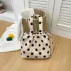 Bolso de cubo único de lunares, moderno y fresco, nuevo bolso de hombro de estilo coreano de moda para el verano de 2026, elegante bolso para mujer