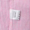 Conjunto de Dos Piezas de Pantalón a Cuadros de Algodón Puro Transfronterizo de Manga Larga Traje de Pantalón con Blusa Fruncida Nuevo Otoño 2025 Europeo y Americano