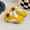 Tênis de Treino Agande Infantil Color Block Estilo Coreano 2026 Outono Novo Tênis Esportivo para Meninos Leve Tênis de Board Casual para Meninas