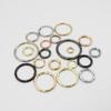 Anillo de resorte de aleación de zinc Spot accesorios de hardware para equipaje anillo dividido de aleación de zinc cubierta de auriculares gancho para rastreador