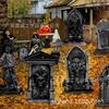 2025 nova lápide de terror para inserir no chão inserção de Halloween para quintal inserção de lápide para gramado à prova d'água à prova de umidade