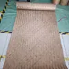 Esteiras Decorativas de Bambu para Teto para Restaurantes de Pousada, Divisórias de Teto, Paredes Decorativas, Produtos de Tecelagem de Bambu Carbonizado Imitação, Em Estoque do Local de Origem