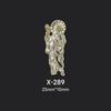2022 Novas joias de arte em unhas Estilo chinês Estátua de Buda Guanyin tridimensional Pintada com diamante Decoração de unhas em liga de diamante e ouro e prata