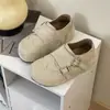 Zapatos Birkenstock Sencillos de Color Sólido con Suela Gruesa Estilo Retro de Moda para Mujer Modelo Nuevo Primavera 2026 con Aumento Oculto de Altura y Diseño de Boca Baja