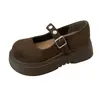Mocasines de suela gruesa para mujer, de corte bajo, colección primavera-otoño 2026, diseñados para mujeres petite, ofreciendo un look elegante y versátil con un efecto que realza la altura