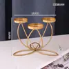Candelabro de Hierro Accesorios para Cena Romántica a la Luz de Velas Decoración Decoración de Mesa Moderna Creativa Dormitorio Habitación Directo del Fabricante