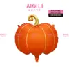 Nuevos globos de calabaza 3D de ensamblaje transfronterizos para decoración de ambiente de fiesta de calabaza de Halloween