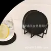 En stock fabricantes de origen estante de hierro integrado 3D portavasos de cerámica juego posavasos estante de almacenamiento estante de exhibición