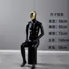 Modelo masculino para vitrine de loja de roupas, rosto galvanizado, manequim masculino de corpo inteiro, manequim de exposição