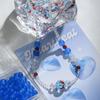 [mar profundo] cuentas de vidrio de ballena cuentas de vidrio chapadas en color AB accesorios de bricolaje material de cuentas pulsera collar con cuentas
