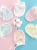 [Leve Quatro Peças por 0,55 Yuan com Frete Grátis] Luvas de Bebê para Evitar Arranhões no Rosto, Estilo Fino de Primavera e Verão, Mastigáveis para Recém-Nascidos