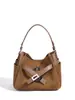 2026 Bolso de Mano de Cuero Genuino de Alta Calidad Lujo Ligero Bolso Cubo de Moda Versátil Bolso Cruzado Clásico de Hombro Único Kelly