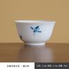 Porcelana branca pintada à mão xícara de chá de orquídea cerâmica kung fu conjunto de chá Copa Master Copa única copo de chá doméstico xícara de chá underglaze xícara de chá