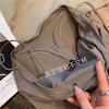 Sling Chaleco Pequeño para Mujer Ropa Interior Ropa Exterior Espalda Hermosa Una Pieza Tirante Delgado Deseo Puro Sin Mangas Versátil Tubo Top