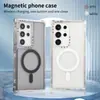Adecuado para Samsung S25 Ultra Dream Modelo de Impresión Magnética Doméstica S24 Plus Funda Transparente para Teléfono Móvil