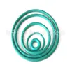 Peças de Borracha Personalizadas, Anéis O de Borracha Fluorada, Anéis de Vedação de Silicone de Grau Alimentício, Anéis O de Silicone Ecológicos e Resistentes à Temperatura