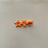 Estilo coreano clip BB de estrella de cinco puntas para colorear DIY accesorios para el cabello pasador lateral para niños accesorios para el cabello