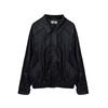 Jaqueta de Couro Y Label 2026 Primavera Coreana Eth*S Retrô Solta Ajuste Slim Lapela Manga Raglan Jaqueta Biker