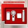 Set de Regalo de Negocios de Alta Gama, Caja de Regalo Práctica, Regalo Souvenir para Clientes y Empleados, Personalizado para la Reunión Anual de la Empresa Corporativa