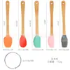 Utensilios de Silicona para Hornear, Set de 5 Piezas de Grado Alimenticio para Niños, Disponibles a Altas y Bajas Temperaturas, Fácil de Guardar, Mango Cómodo