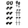 Amazon Fashion Novo Zircon Brincos Brincos Brincos Brincos Cross Dumbbell Set Cross Border Brincos