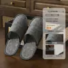 Pantuflas Desechables de Hotel, Lino, para Casas de Huéspedes y Hoteles, para Uso en Casa, Antideslizantes, Engrosadas, Empacadas Individualmente, Al por Mayor