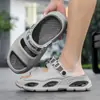 Sandálias de Praia Casuais de Moda Verão Eva Slip-On Antiderrapantes para Exterior Sapatos de Dirigir de Uso Duplo para Homens Atacado