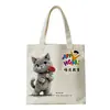 Bolsas de Lona Personalizadas con Logo, Bolsas Tote de Lona de Gran Capacidad para Capacitación Corporativa y Publicidad, Bolsas Tote de Lona Hechas a Medida