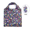 Bolsa de Compras para Supermercado Plegable Ligera Ecológica Bolso de Mano para Mujer Gran Capacidad Portátil de Tela Oxford Almacenamiento
