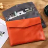 Bolsa para Archivos Magnética de Cuero A4 al por Mayor Bolsa de Almacenamiento de Gran Capacidad Bolsa para Archivos A5 de Cuero PU Bolsa para Información de Reuniones de Oficina de Negocios
