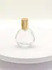 Botella de Vidrio Transparente Recargable para Perfume en Spray 25ml Tapa de Rosca de 15mm Diseño Único Serigrafía Artículo Popular Transfronterizo Serigrafía Lámina de Oro