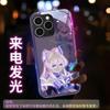 Adequado para Capa de Celular Xiaomi 14 Genshin Impact, Xiaomi 13 Luminoso Novo Modelo, Xiaomi 15 Estilo Anime, Redmi K60 Garota Anime