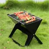 Parrilla de Barbacoa para Acampar al Aire Libre, Estufa para Preparar Té, Parrilla Plegable para Uso Doméstico en Interiores, Estufa de Barbacoa, Parrilla de Carbón para Exteriores