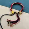 Cuerda de Mano Xizang Frotamiento de Mano Cuerda de Algodón Cuerda de Mano Colorida Pulsera Tejida a Mano Estilo Étnico Thangka Adorno Xizang Pulsera
