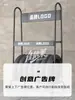 Estante de Exhibición para Llantas de Motocicleta, Soporte de Exhibición Móvil para Reparación y Mantenimiento de Llantas de Vehículos Eléctricos, Estante de Exhibición de Metal
