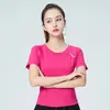 2026 Camiseta Esportiva Feminina de Manga Curta, Secagem Rápida, Respirável, para Verão, Corrida, Fitness, Emagrecimento, Yoga, Treinamento, Top Fino