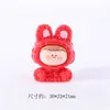 Accesorios de resina DIY brillantes nuevos color sólido lindo cabeza de conejo joyería tridimensional dibujos animados creativo pegamento crema Casa de juegos