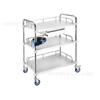 Vehículo de almacenamiento multiusos para instrumentos de hospital, carro de acero inoxidable para fisioterapia y odontología, vehículo multifuncional para herramientas de tratamiento y cuidado.