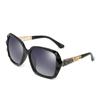 Nuevas Gafas de Sol Polarizadas Clásicas con Montura Grande para Mujer, Modernas Gafas Prismáticas Versátiles, Gafas de Sol de Moda con Incrustaciones de Diamantes 2538