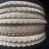 Fita Curva de Seda Artificial, Renda Curva Pequena, Renda Dentada Pequena, Renda de Corda de Papel Curva Pequena, Fita de Renda, Papel Rendado, Têxtil para Casa