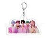 Kpop Onda Coreana Caçadora de Demônios Grupo Feminino Merchandise Chaveiro Lumi Mila Zoi Feito por Fãs Pingente Dupla Face de Acrílico