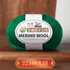 Fio de Lã Merino, 3 Fios Médio-Espesso, Tricô à Mão 213 Fios de Lã de Ovelha para Crochê de Bonecas, Suéteres, Cachecóis e Chapéus
