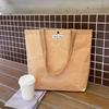 Bolsos de Tienda de Ropa de Alta Gama, Bolsos Tejidos para Ropa de Mujer, Bolsas de Regalo de Papel Kraft, Embalaje de Compras con Stock Listo
