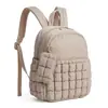 Mochila acolchada nueva para mujer, mochila acolchada ligera tipo puffer, mochila para senderismo, mochila casual, bolsa de viaje para el gimnasio