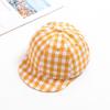 Gorra de bebé a cuadros para primavera y verano, gorro infantil de ala suave, combinable, MZ9362
