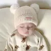 Gorros de lana para bebé para niños y niñas, gorros tejidos para recién nacidos, gorros de cachemir para bebé, gorros súper lindos para recién nacidos y niños pequeños para otoño e invierno