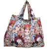 Bolsa de Hombro Plegable Nueva de Dibujos Animados Transfronteriza Bolsa de Compras Grande Portátil de Gran Capacidad Bolsa de Compras para Supermercado