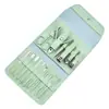 Set Transfronterizo de 16 Piezas de Herramientas de Manicura de Color Macarrón Prehechas, Set Completo de Cortauñas, Set de Belleza para el Hogar, Set de Cortauñas