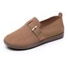 Zapatos para Mujer 2025 Nuevos Primavera y Otoño Slip-in Zapatos Burcan Combinan con Todo Zapatos Doudou de Una Sola Capa Suela Suave No Cansan los Pies Mocasines para Mujeres Embarazadas